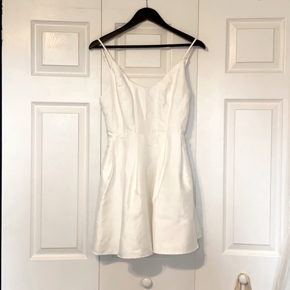 Vici doll collection white fit and flare dress NWOT
